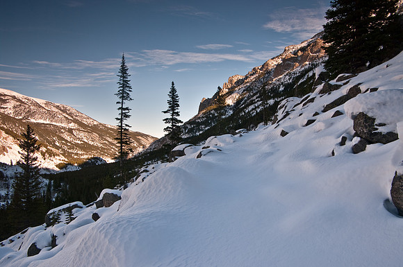Fresh powder in West Rosebud