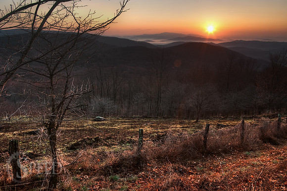 Sunrise from grayson highlands