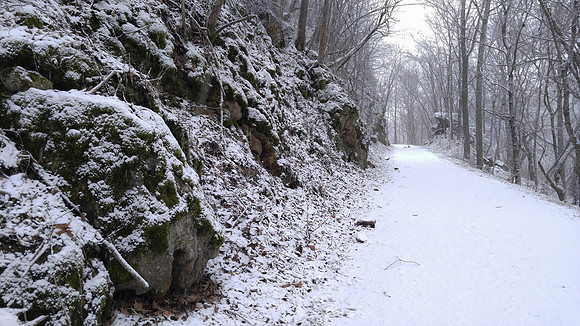 New River Trail State Park in Winter