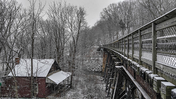 New River Trail State Park in Winter