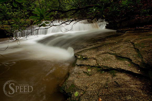 Middle falls of Stone Mountain State Park