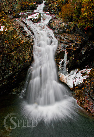 Spring at Big Timber Creek Falls.