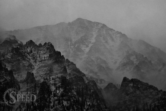 Clouds over Big Timber Peak