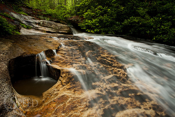 Lower section of Stone Mountain Falls