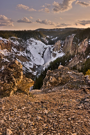 Lower Falls at sunset