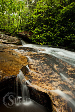 Lower section of Stone Mountain Falls