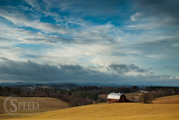 Scenic Pastures and Barns in Virginia