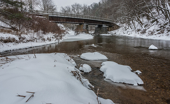 New River Trail State Park in Winter