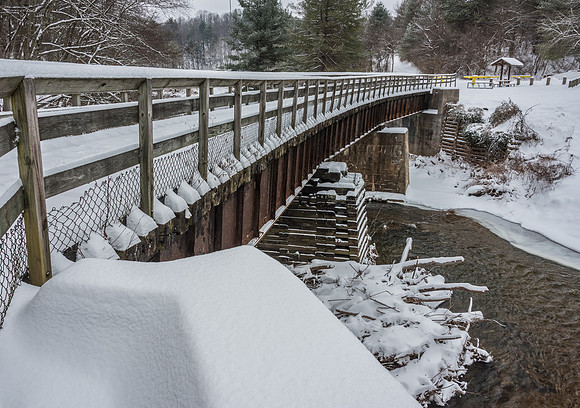 New River Trail State Park in Winter