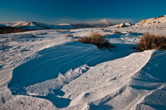 snow drifts