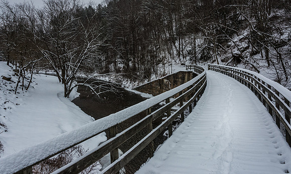 New River Trail State Park in Winter