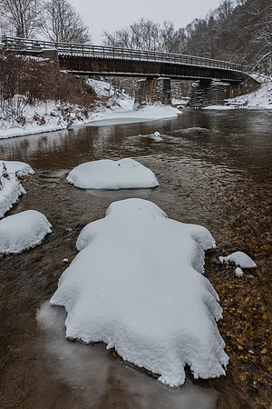 New River Trail State Park in Winter