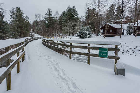 New River Trail State Park in Winter