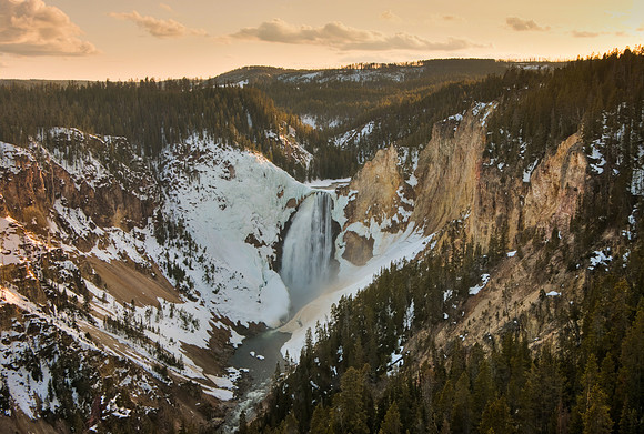 Lower Falls at Sunset