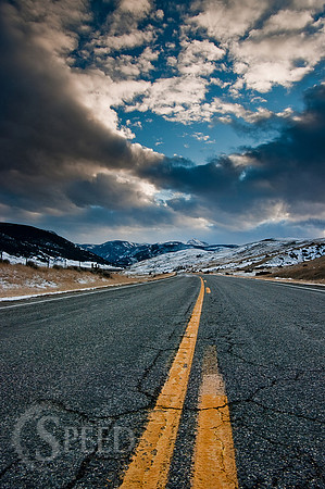 A cracked highway to the Natural Bridge.