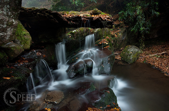 Lower section of Grotto Falls.