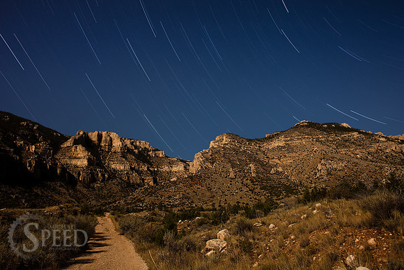 Stars over Bighorn Canyon - Upper Layout Creek
