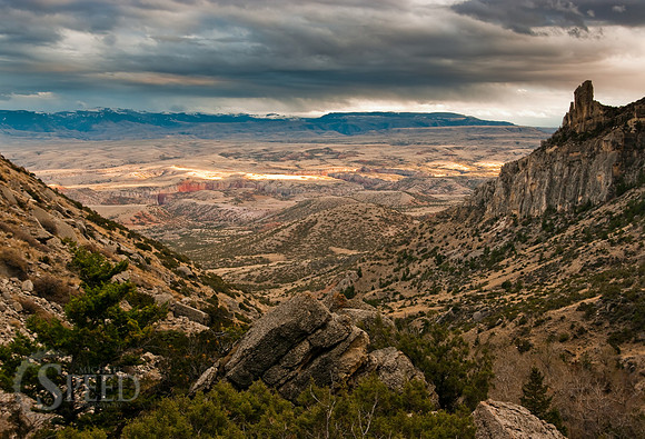 View of Bighorn Canyon from Upper Layout Creek