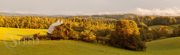Scenic Pastures and Barns in Virginia