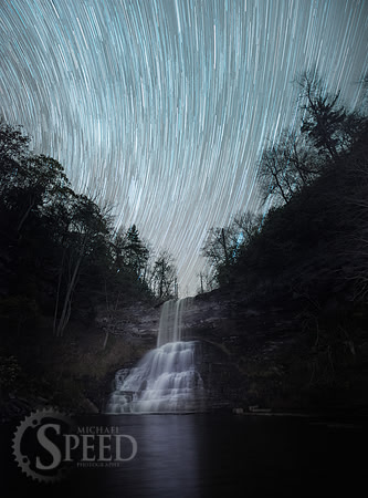 Cascades at Night