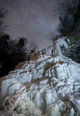 Cascades at Night