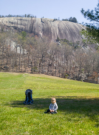 Early Spring hike in Stone Mountain State Park