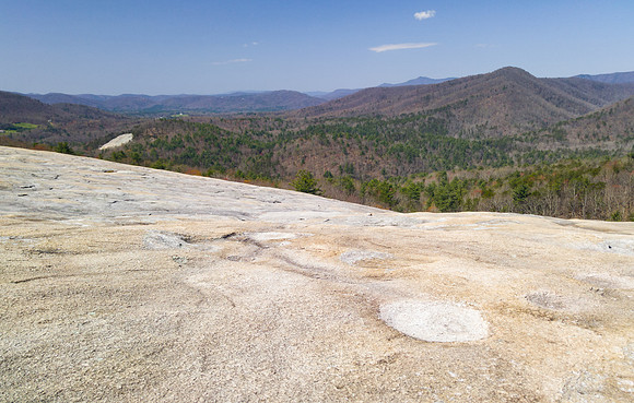 Early Spring hike in Stone Mountain State Park