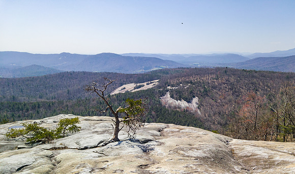Early Spring hike in Stone Mountain State Park