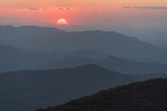 Whitetop Mountain Sunset