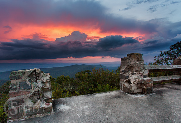 Sunset on Comers Rock