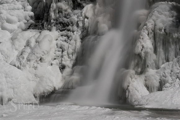 frozen cascade falls pembroke