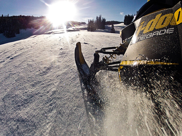 West Yellowstone Snowmobile Trip