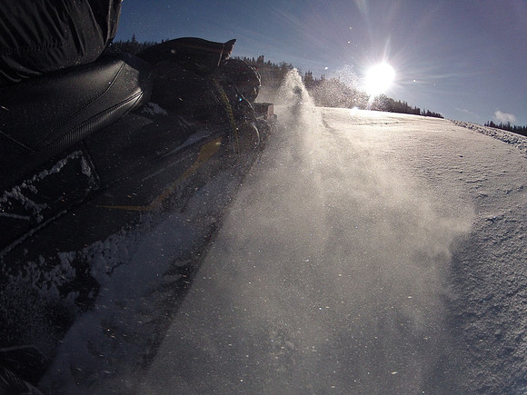 West Yellowstone Snowmobile Trip