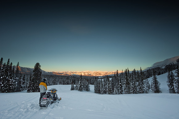 West Yellowstone Snowmobile Trip