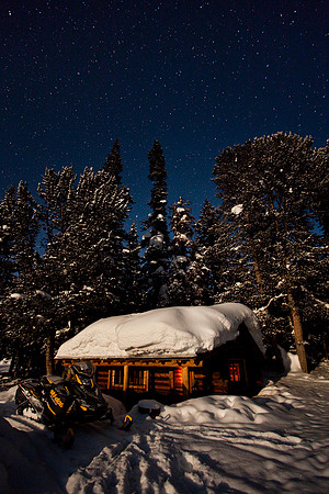 West Yellowstone Snowmobile Trip